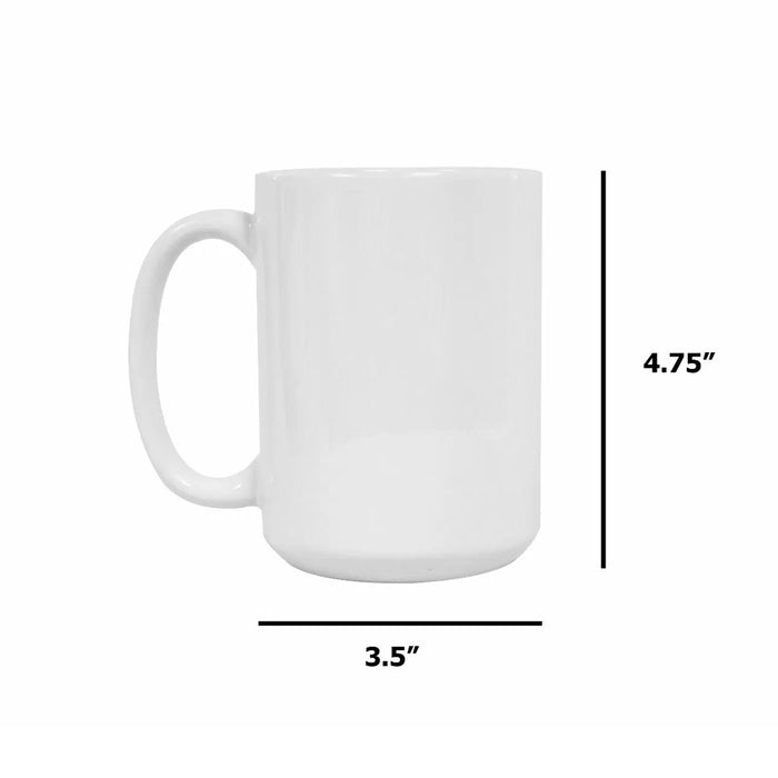 15oz Sublimation Pearl Coat Mug (Qty 24)