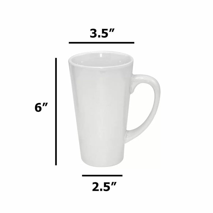 17oz Sublimation Latte Mug (Qty 24)