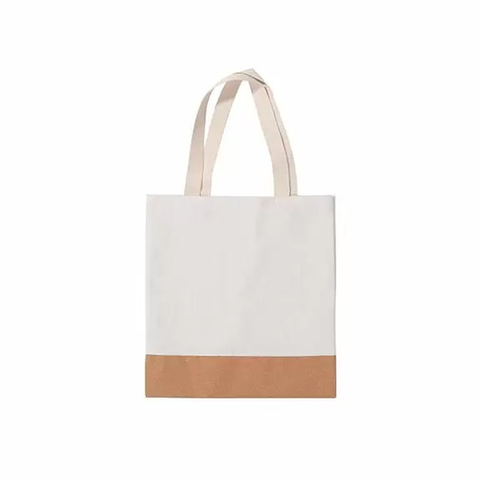Linen Stitching Cork Eco Friendly Shopping Bag (Qty 10)