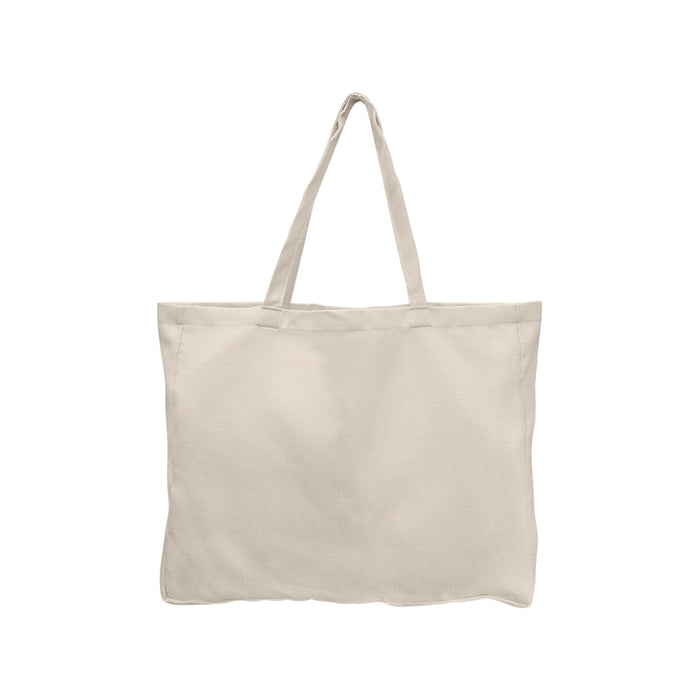 Linen Sublimatable Tote Bag with 4" Gusset (Qty 10)