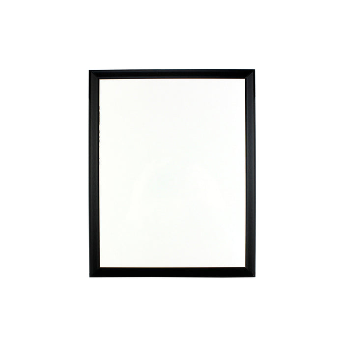 Luster Sub Plaque with Black Edge and Gloss White Finish - 8" x 10" (Qty 12)